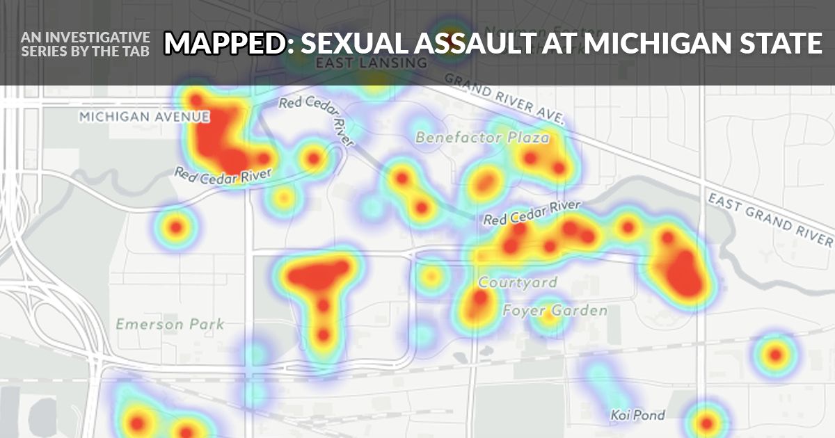 Map of michigan state university with 216 buildings and locations! Nearly Half Of All Sexual Assaults Reported At Michigan State Occur In Dorms According To A New Map