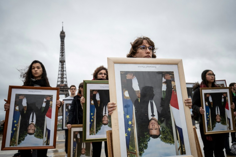 Europe court says France allowed to fine president portrait snatchers