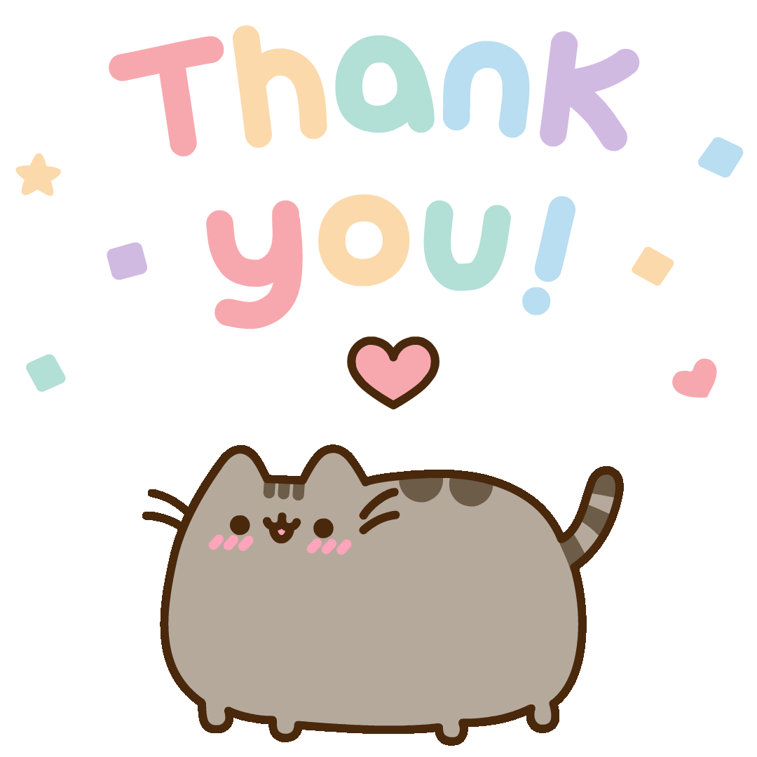Giphy) i use this thank you gif to say thank you to my amazing secret santa! Cat Thank You Sticker by Pusheen for iOS & Android | GIPHY