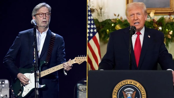 Posts claim Eric Clapton called Trump ‘disgrace to America’ and ‘cancer on society.’ Here’s the truth