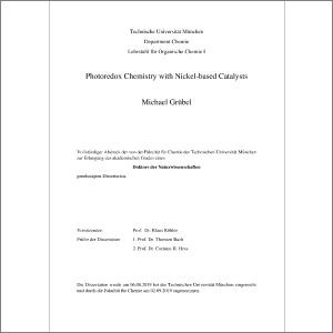 Toute l'actualite et l'information fiscale, sociale, juridique et comptable pour les entreprises et leurs conseils. Photoredox Chemistry With Nickel Based Catalysts Michael Grubel