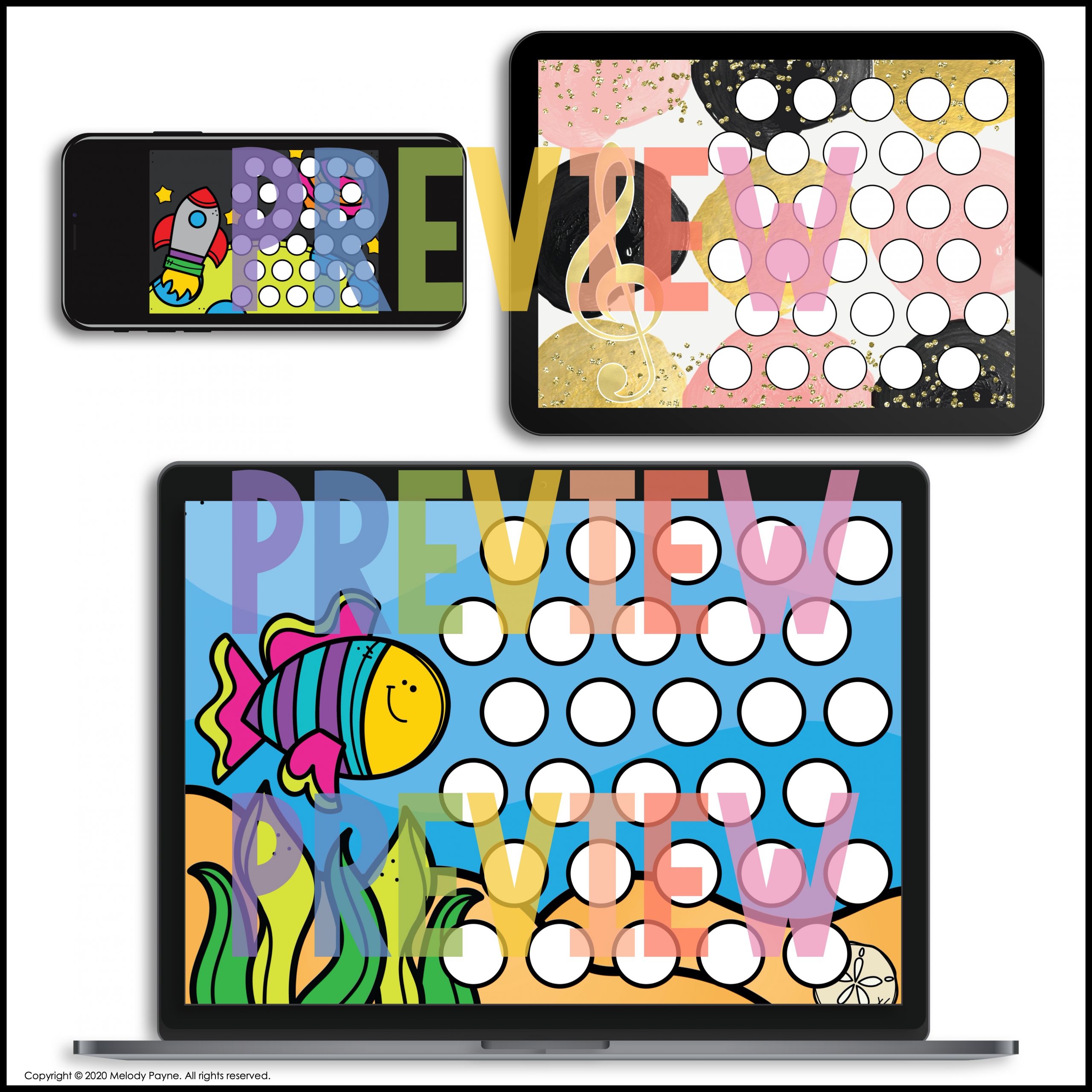 piano practice charts digital stickers melody payne