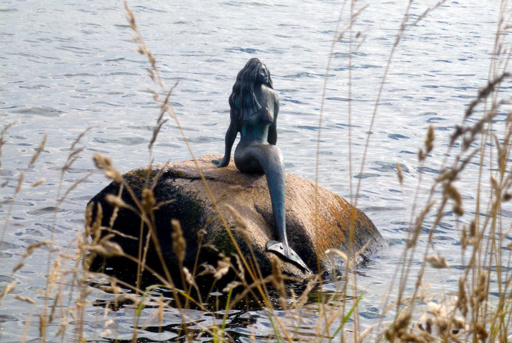"Mermaid of The North", a mermaid statue in Balintore