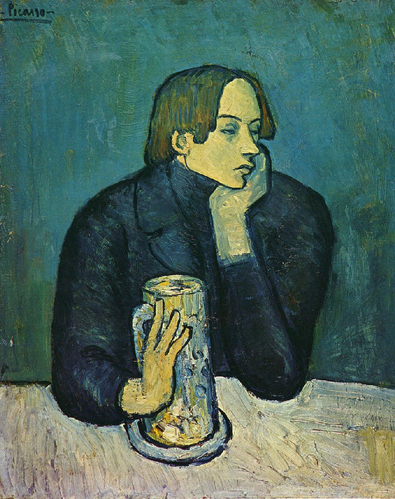 Da costa from philadelphia wrote: Pablo Picasso Blue Period 1901 1904