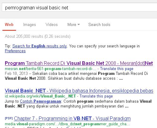 Visual Basic Net | Mesran