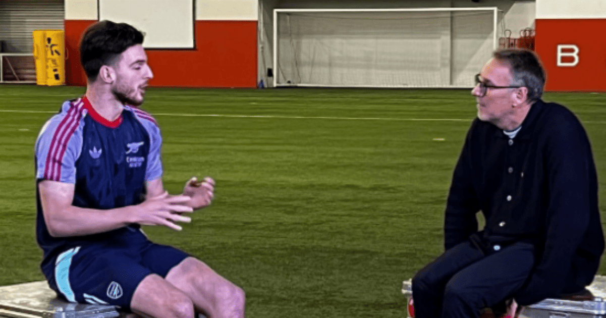 Arsenal fans have one question for club legend after he posts Declan Rice picture | Football