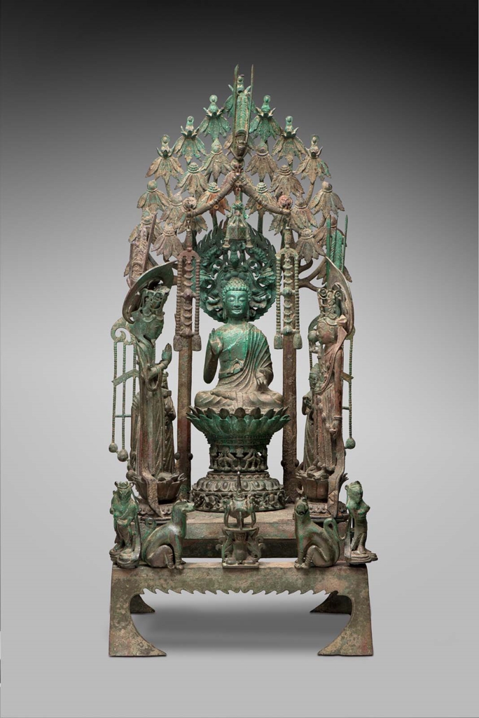 To revisit this article, select m. Altarpiece with Amitabha and Attendants | Museum of Fine Arts, Boston