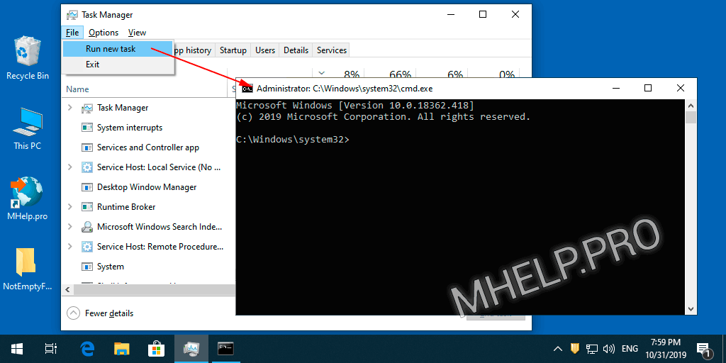 How to Run Command Prompt as Admin » MHELP.PRO
