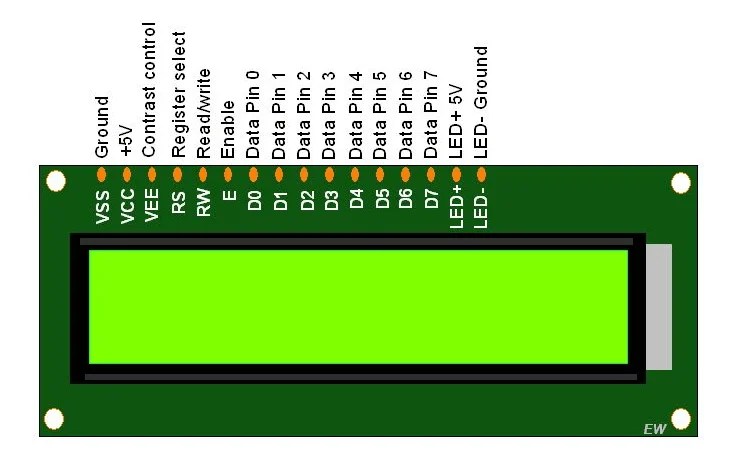 16x2 Lcd Arduino Pinout Info Uru Ac Th