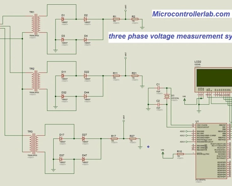 Digital Ammeter circuit and project using pic microcontroller