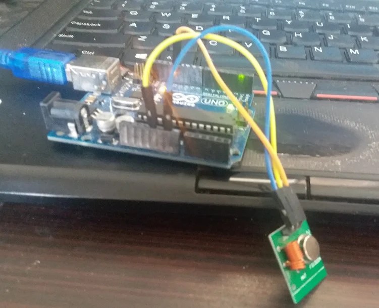 RF Transmitter and Receiver Module Interfacing with Arduino