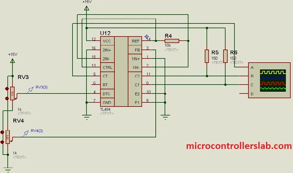 How to use TL494 pulse width modulation control IC 