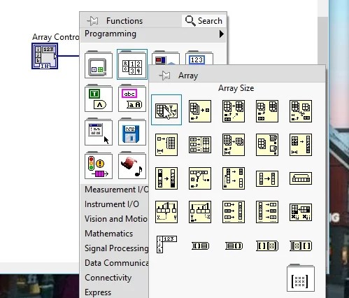 arrays in labview with examples: tutorial 5 | Microcontrollers Lab