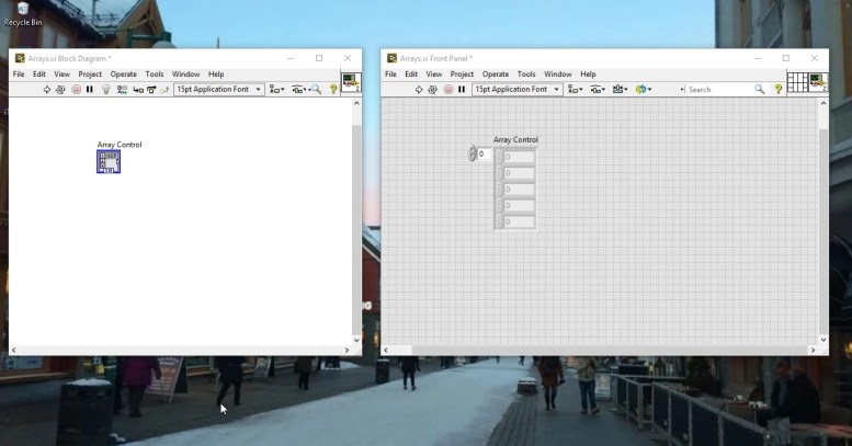 arrays in labview with examples: tutorial 5 | Microcontrollers Lab