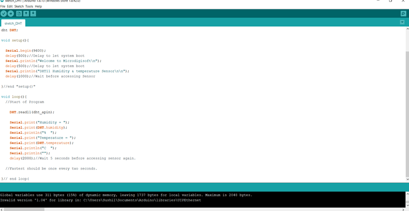 How to Interface DHT11 Sensor with Arduino Board