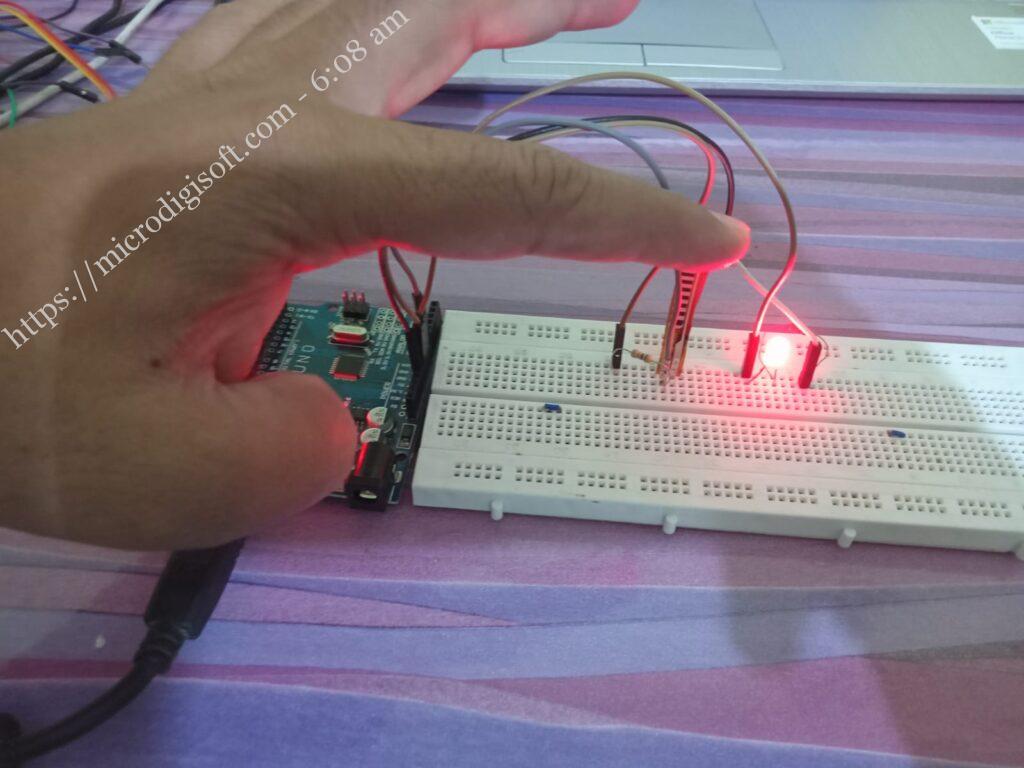 Interfacing of Flex Sensor with Arduino UNO