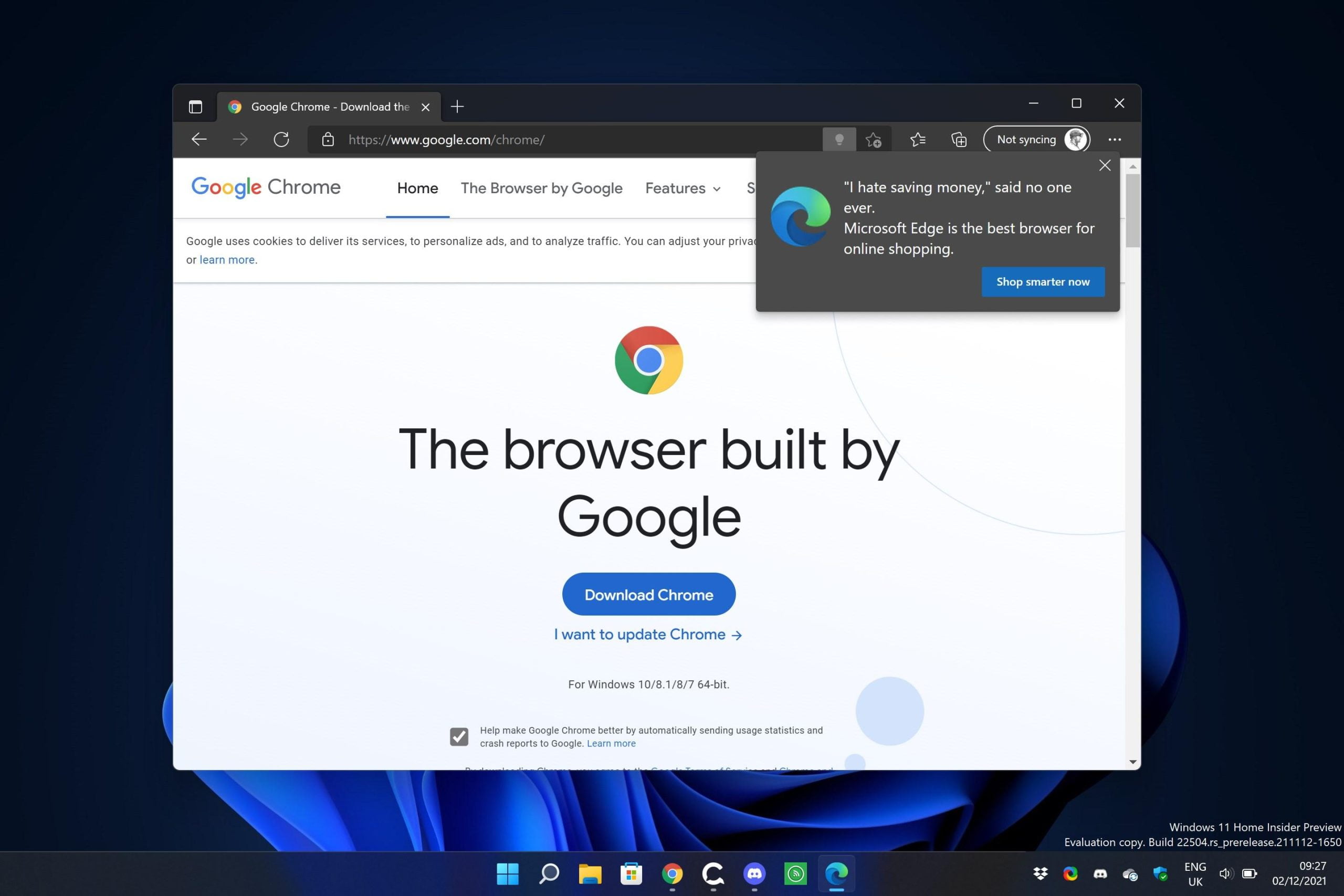 It works on any device that uses windows 8 or a higher operating system, . Microsoft Intenta Que La Gente No Descargue Chrome A Traves De Edge