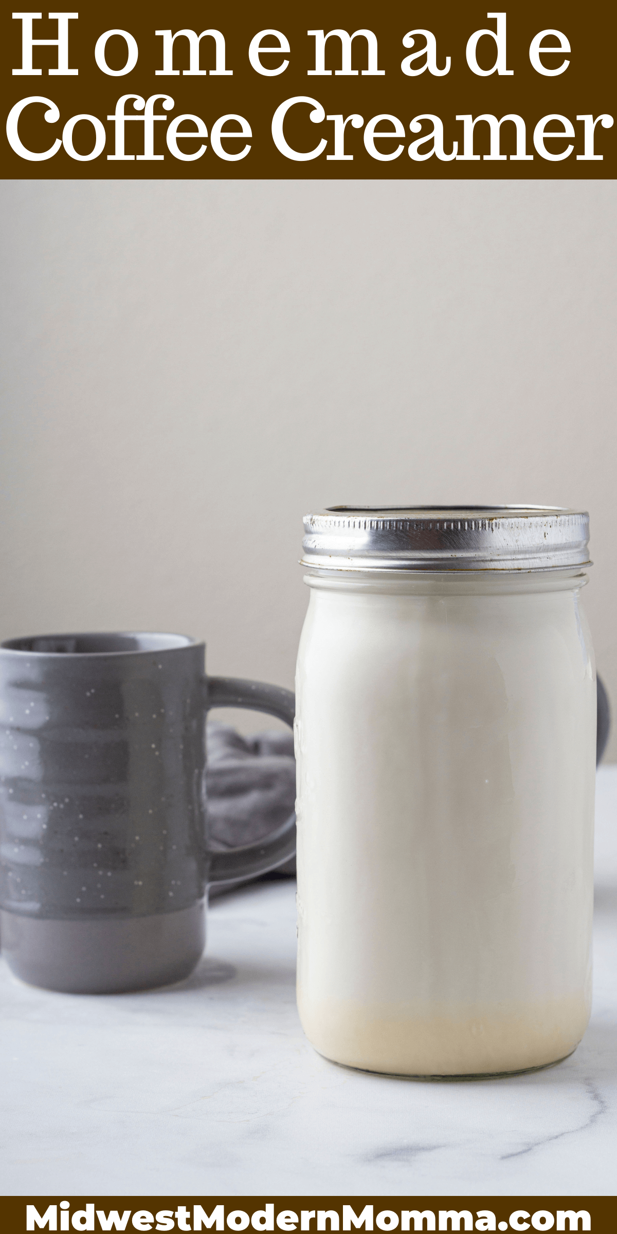 Homemade Coffee Creamer Base Midwest Modern Momma