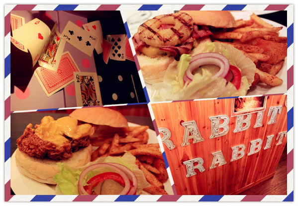 台北》東區美式漢堡推薦：兔子兔子創意美式漢堡