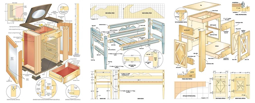 The woodworking software allows you to design any project that you want to . 100 Free Woodworking Projects Plans Mikes Woodworking Projects