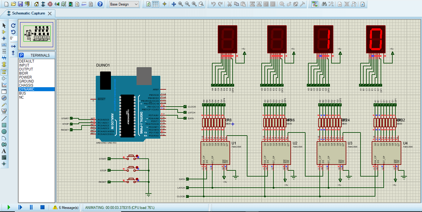 Kita bisa mensimulasikan rangkaian elektronika, . Membuat Counter Arduino Seven Segment Lengkap Library Dan Proteus