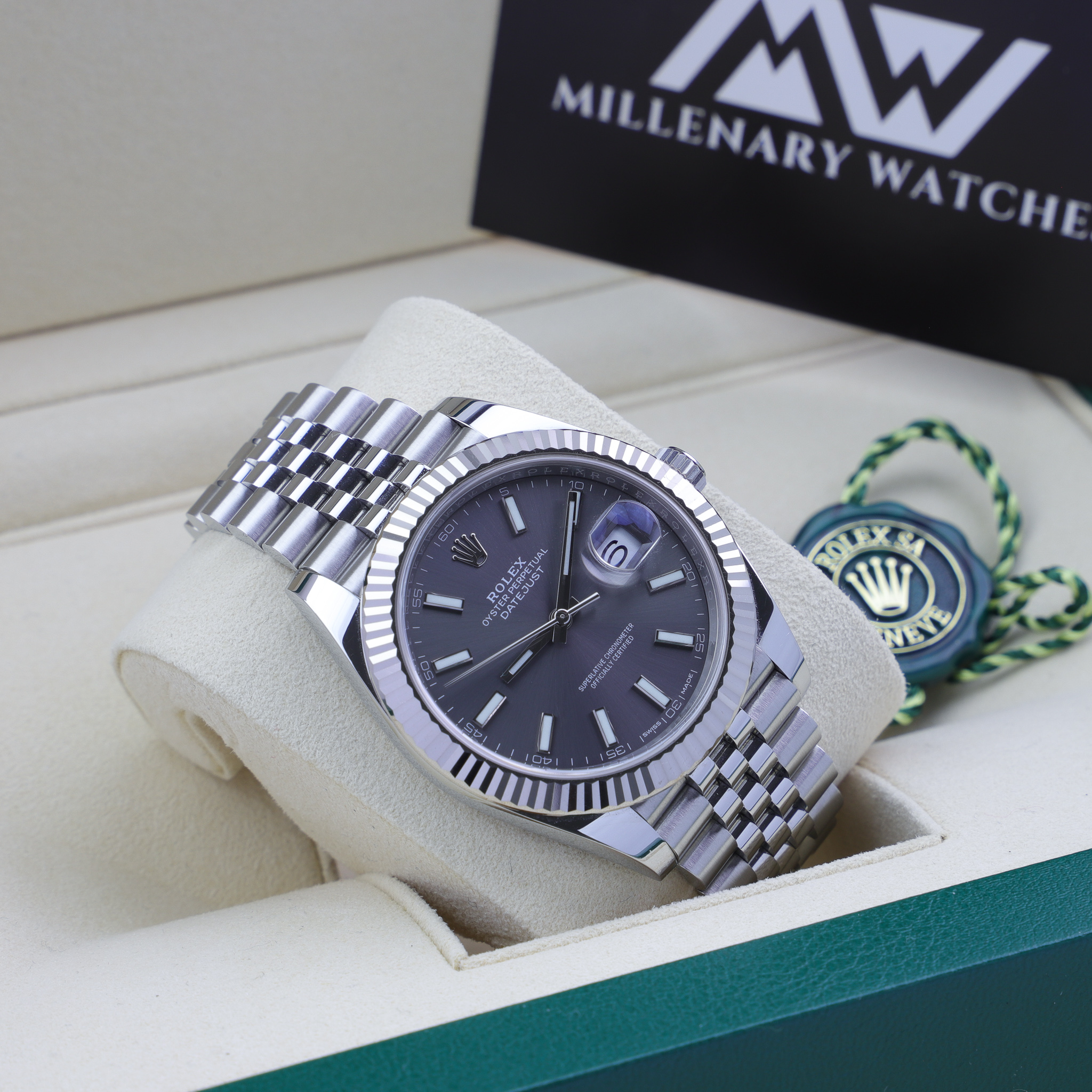 Rolex Datejust 41 126334 Rhodium Dial Jubilee 2018 Millenary Watches