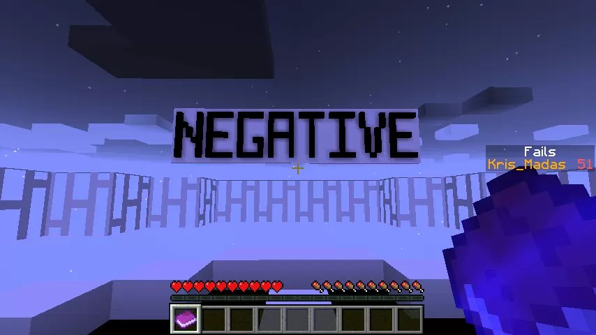 Negative Map For Minecraft 1 9 2 1 9 Minecraftsix