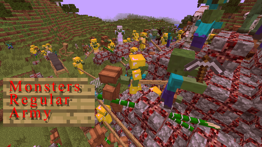 Monstersregulararmy Mod For Minecraft 1 7 10 Minecraftsix