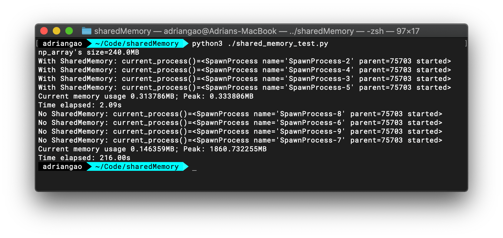 For example x for x in range (10) if x%2==0 vs (x for x in range (10) if x%2==0). Python Shared Memory In Multiprocessing Mingze Gao
