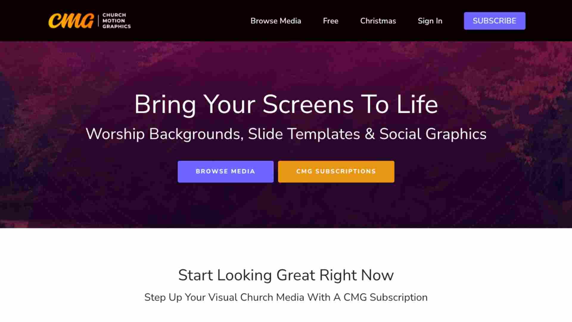 Creative motion graphics and video loops for churches and worship. Church Motion Graphics Review