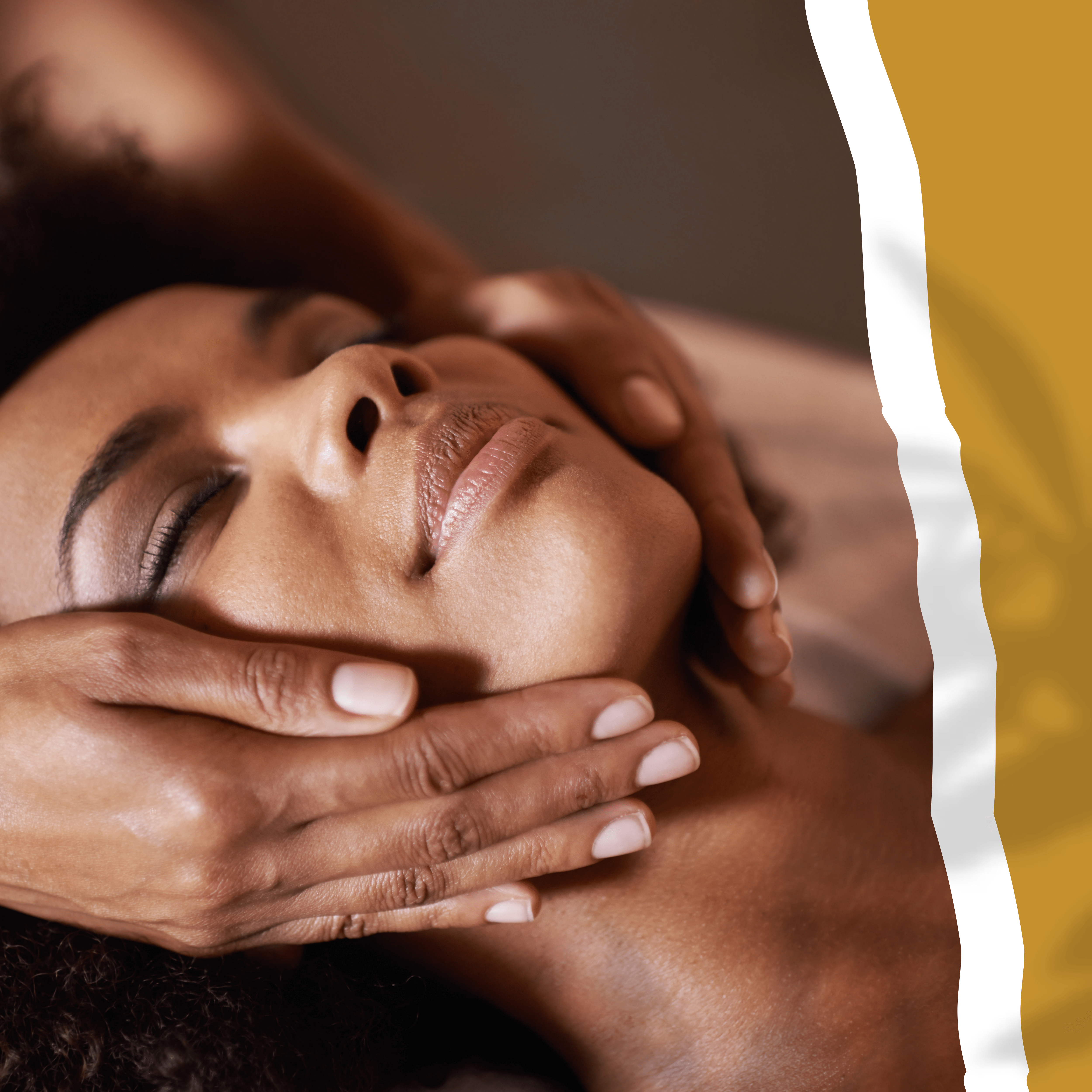 Girl receiving a relaxing Massage at the Spa.