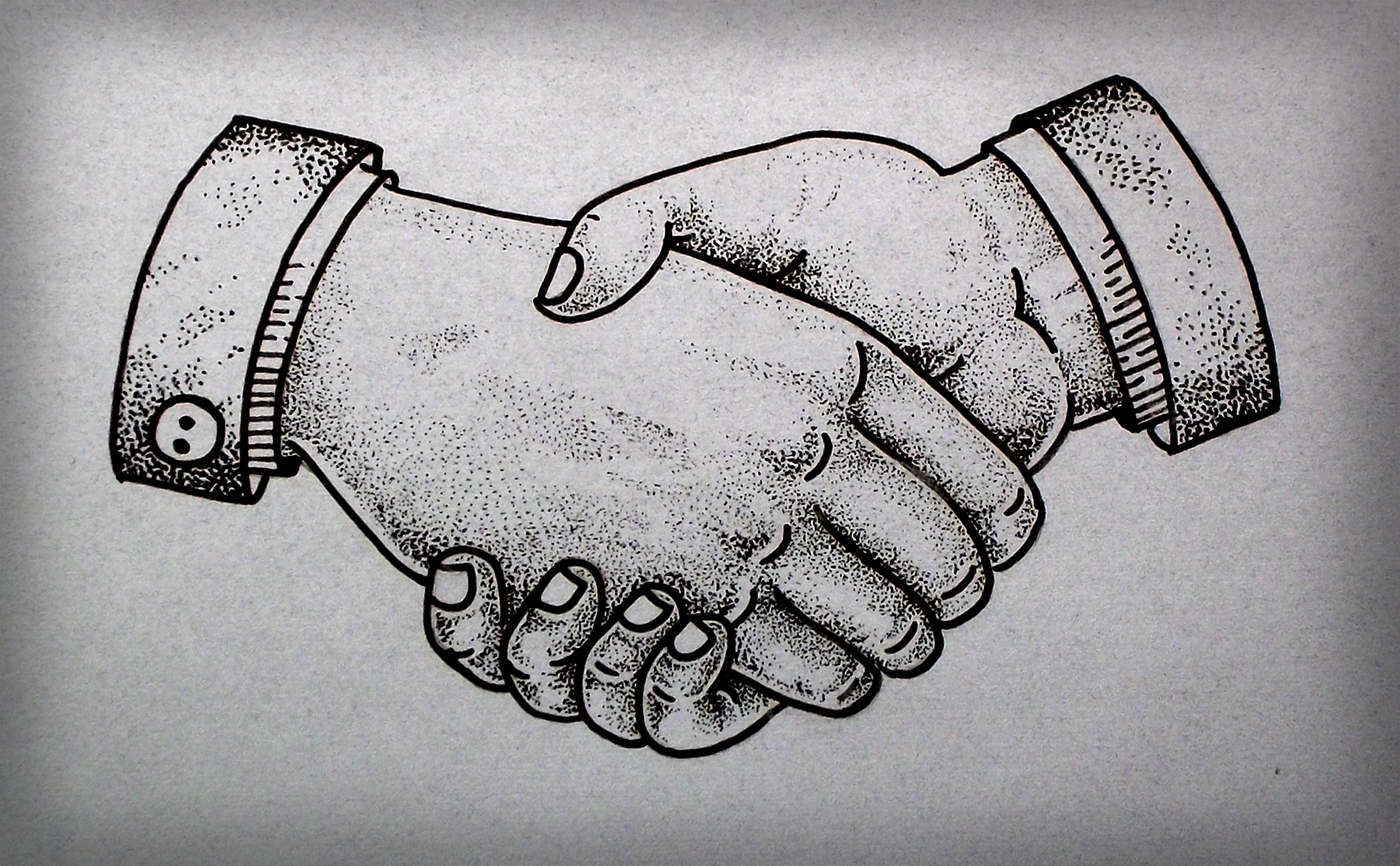 Handshake Tattoo On Behance 866_x_1400_jpg