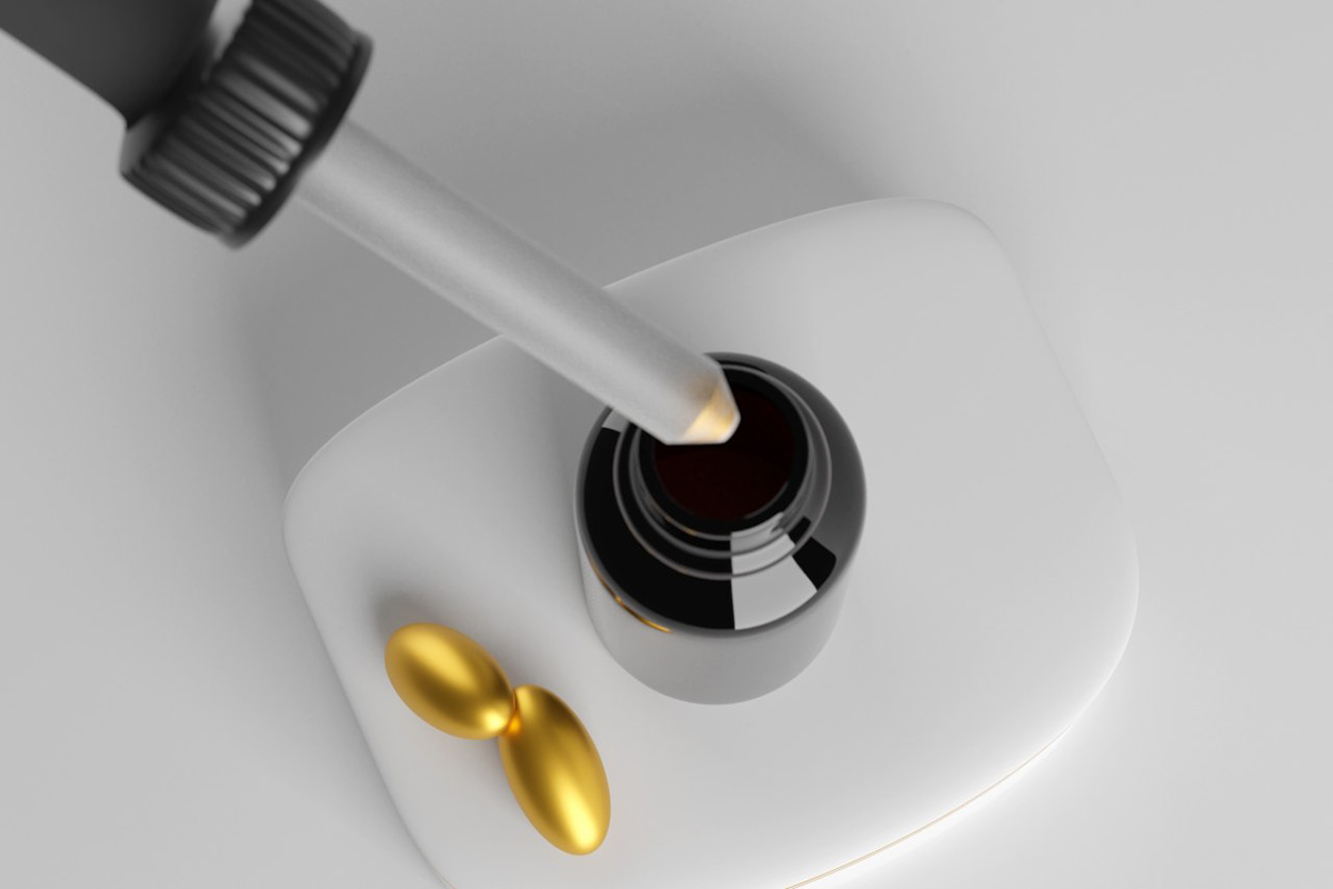 Essential Oils Bottle In Blender 3d Eevee Render On Behance