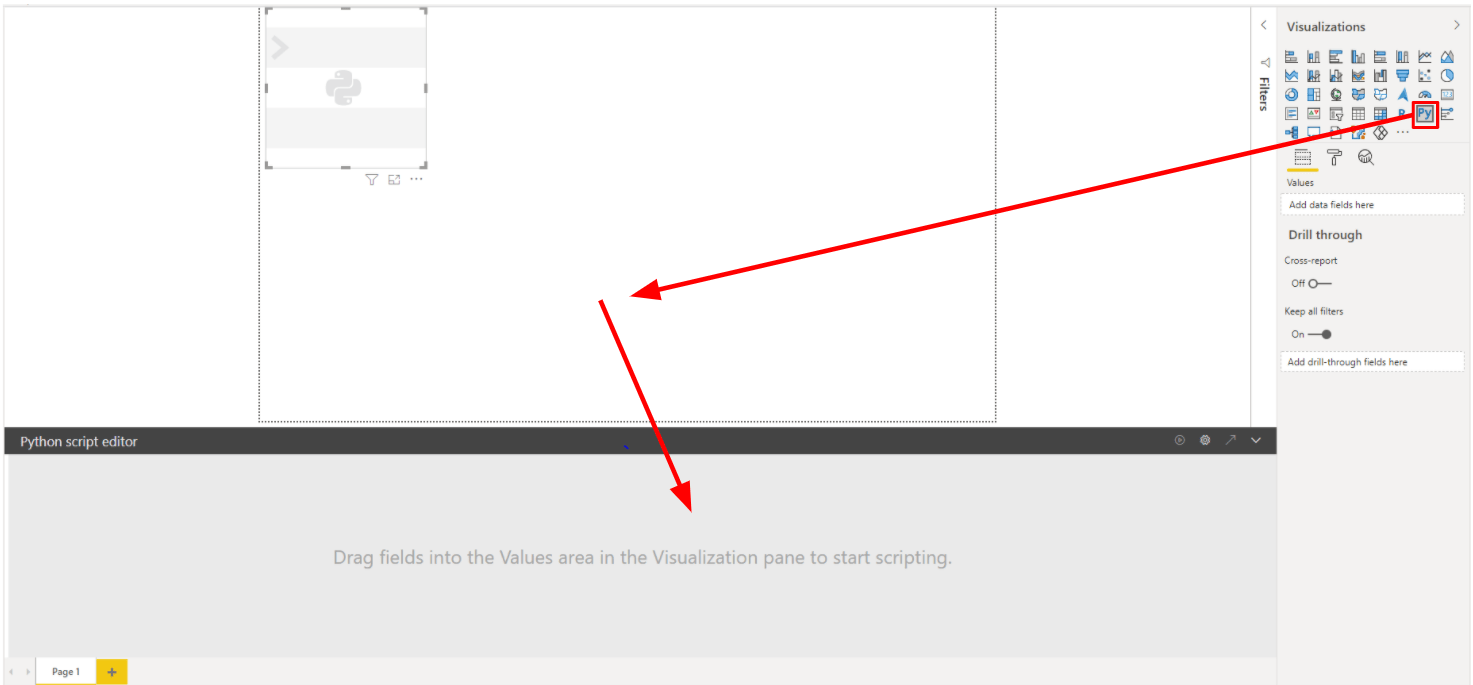 microsoft power bi python script visual