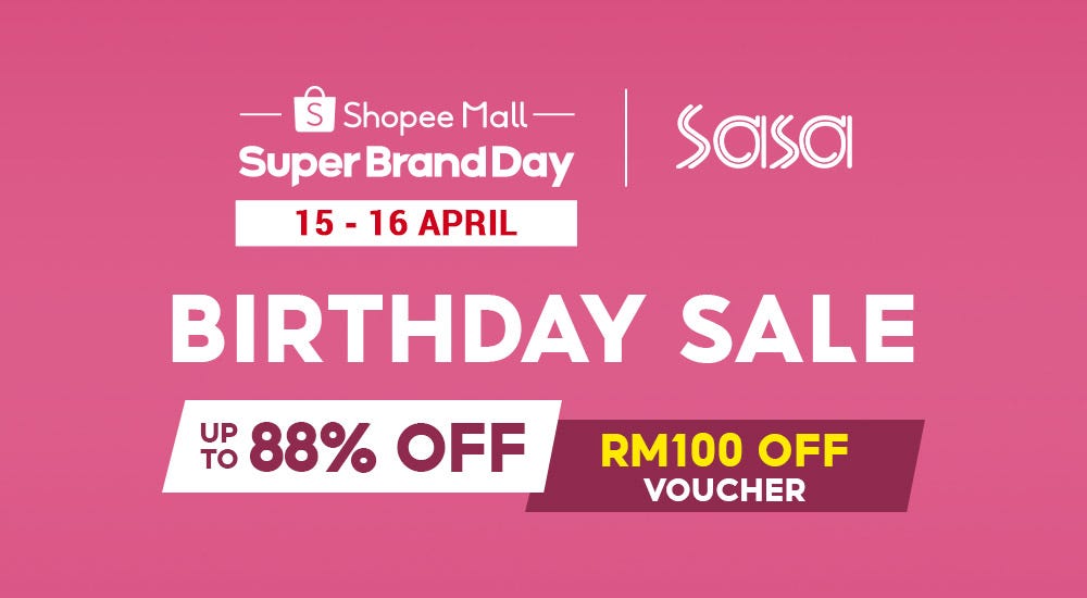 100% authentic products, 15 days return and free shipping! Sa Sa Launches 1st Super Brand Day On Shopee By Siennylovesdrawing Medium