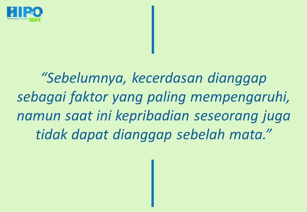 Kecerdasan vs Kepribadian, Siapa yang Lebih Memprediksi Potensi Seseorang  di Masa Depan? | by Hipotest | Medium