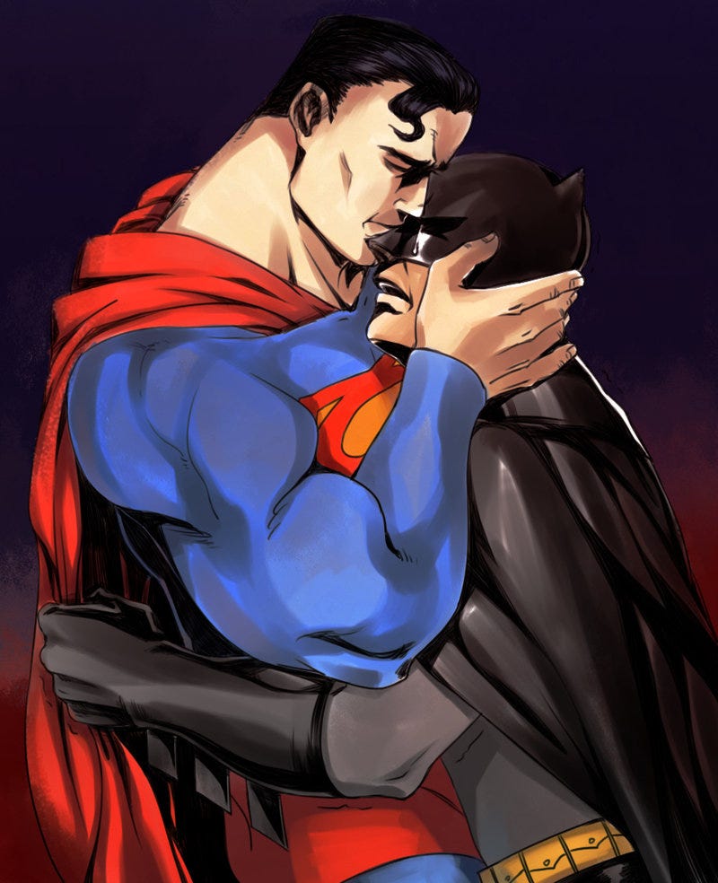 Batman And Superman Must Kiss In The New Movie By Brian Feldman Medium