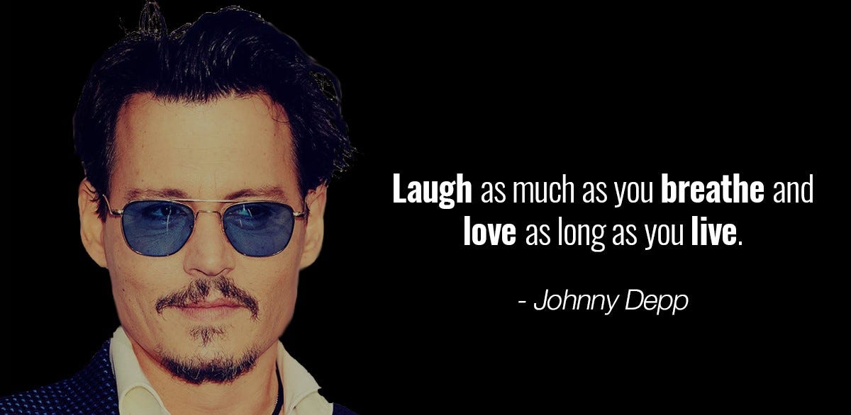 Positive quotes about strength, and motivational quotable quotes, . Top Most 16 Inspiring Johnny Depp Quotes By Kunal Agrawal Medium