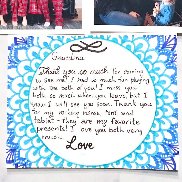 I am thankful for my grandpa. What to Write in Your Holiday Thank You Cards | by