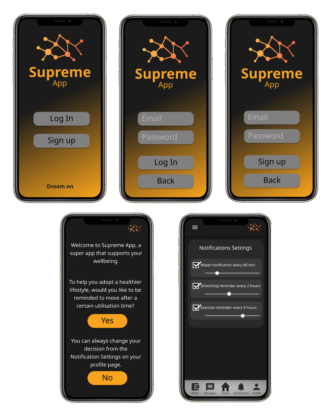 Also, it wouldn't let me open a document up i originally made; Ux Ui Case Study Supreme App Design Of A Healthy Screen Habits Super App By Phong Le Supreme App Medium