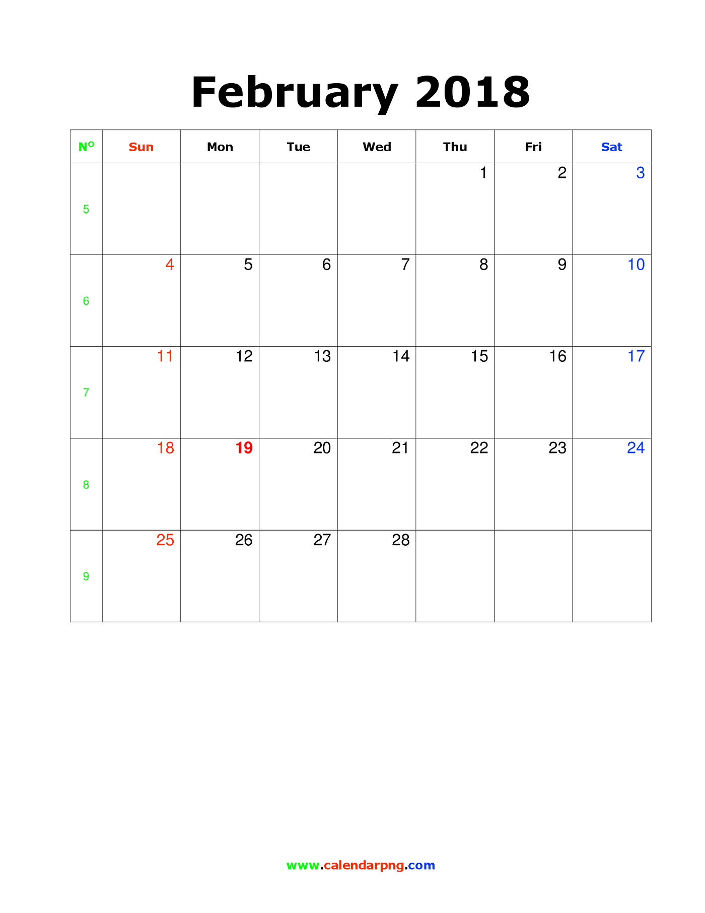 february 2018 calendar png by huy tran medium