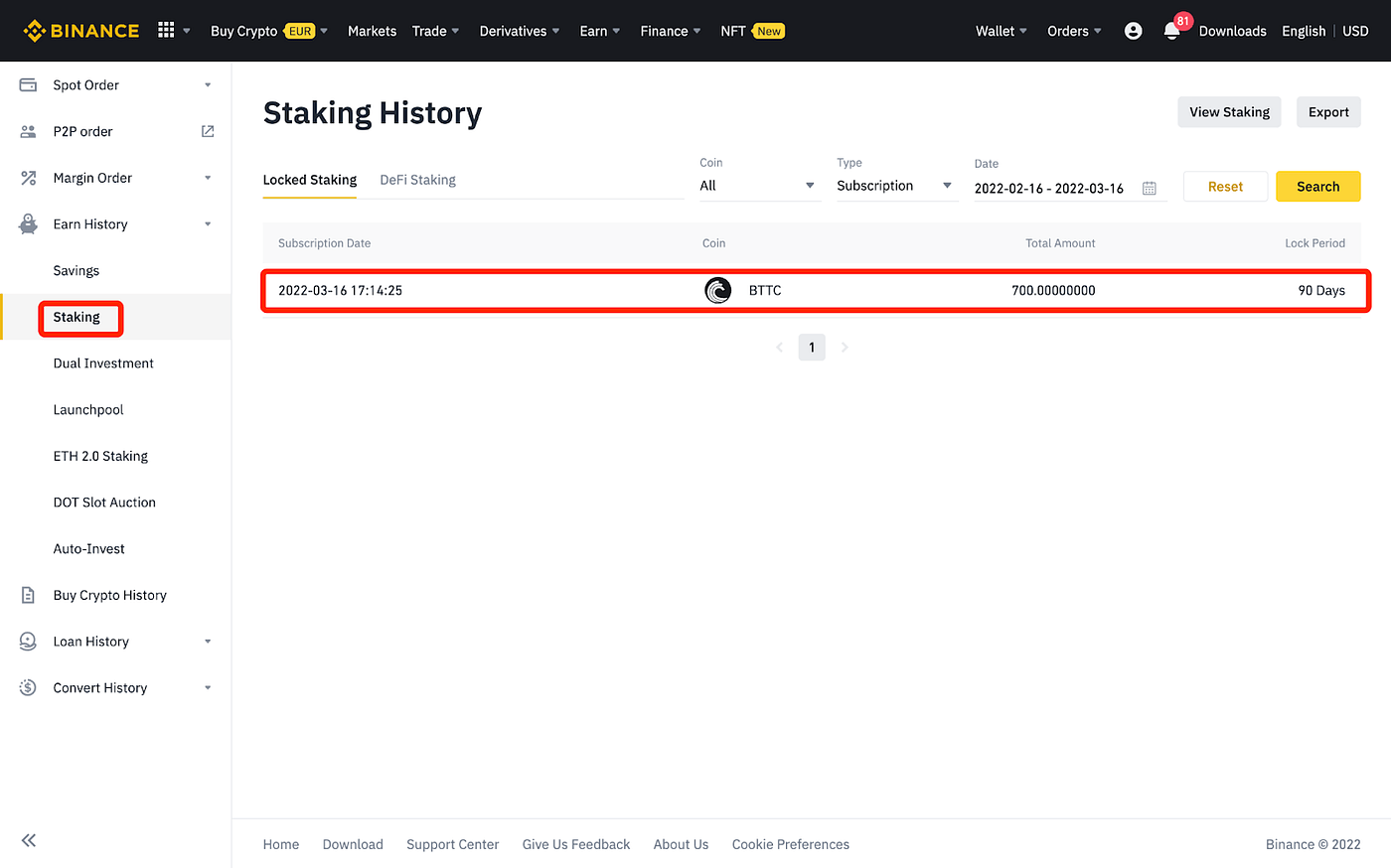 You can join a staking pool like binance and earn fees staking ethereum. Tutorial How To Stake Bttc New Btt On Binance By Bittorrent Inc Mar 2022 Medium