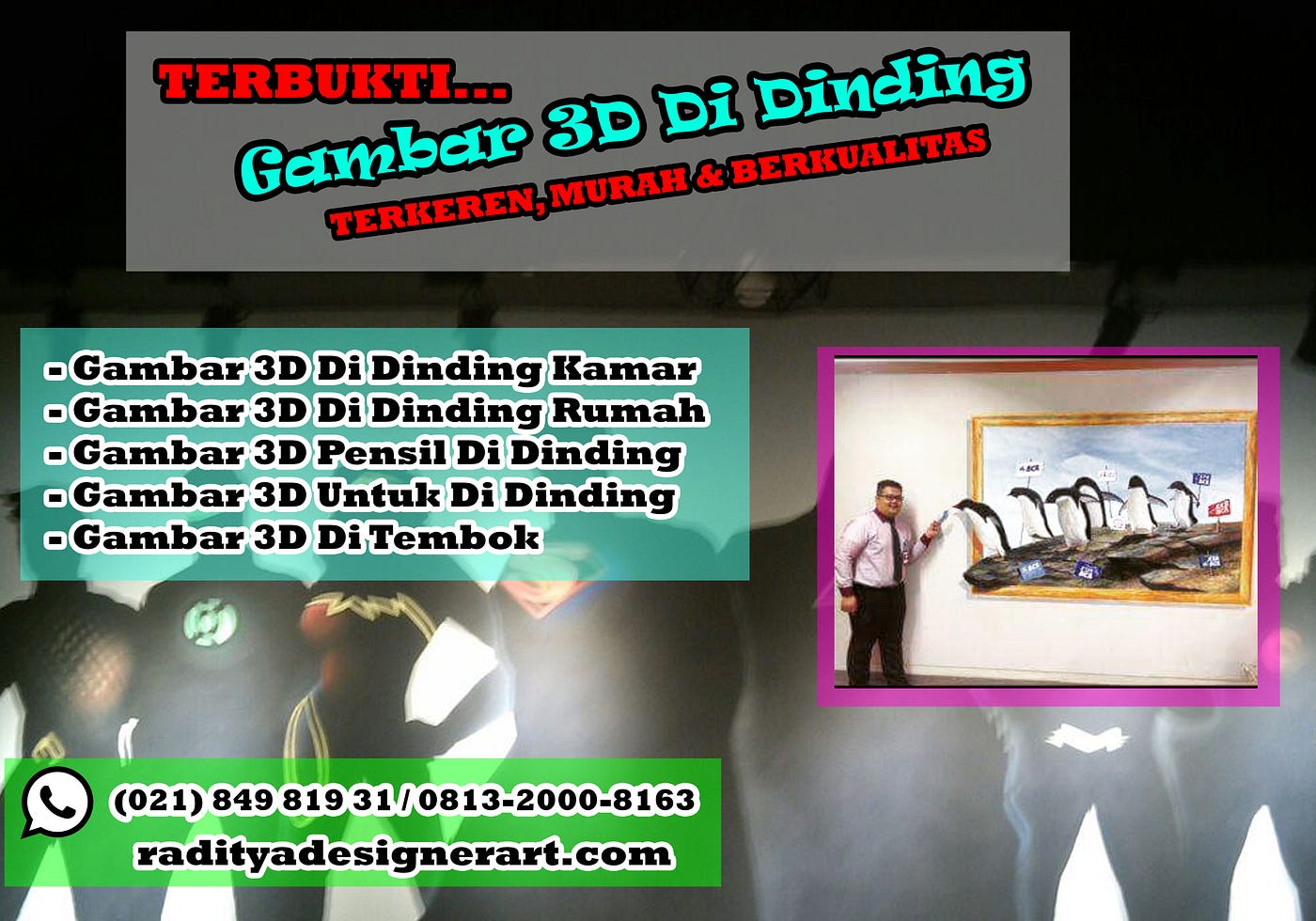 Terbukti Gambar 3D Di Dinding Berkualitas | By Terpercaya Jasa Lukis Dinding Profesional | Medium 980_X_1400_jpg