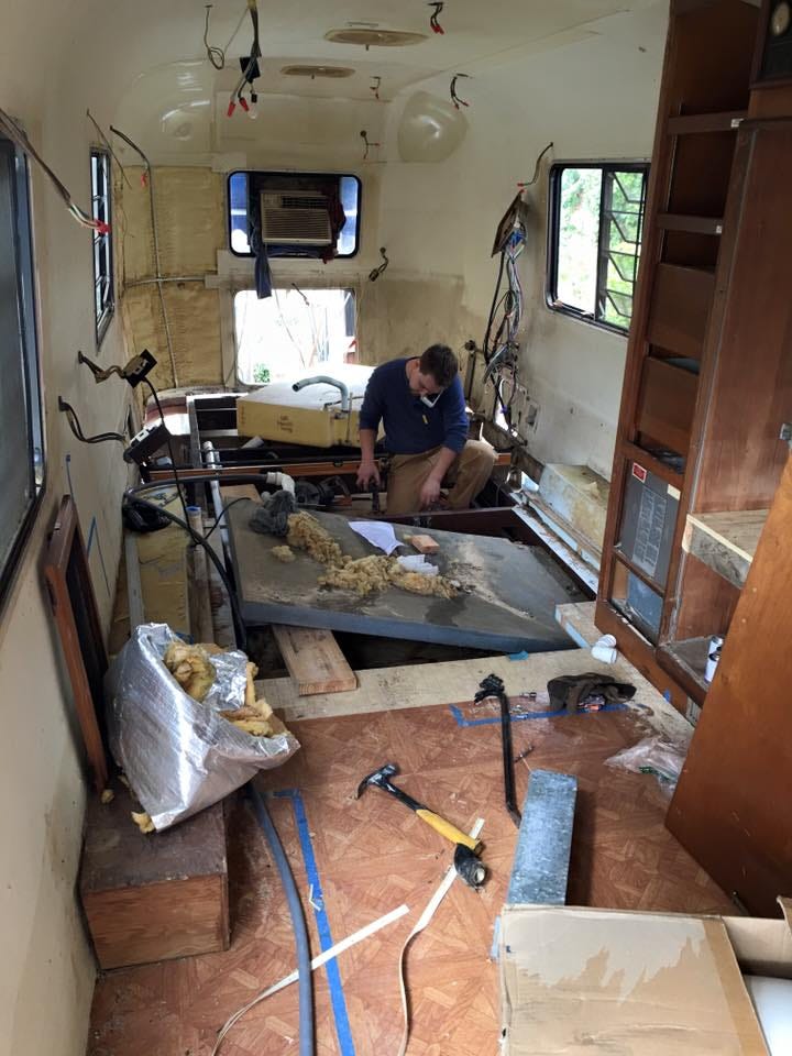 Insulating + installing walls & ceiling · our interior walls + ceiling shopping list · insulating a vintage camper. 1988 Rv A Filmmaker S Tinyhome Remodel By Bailey Eubanks Medium