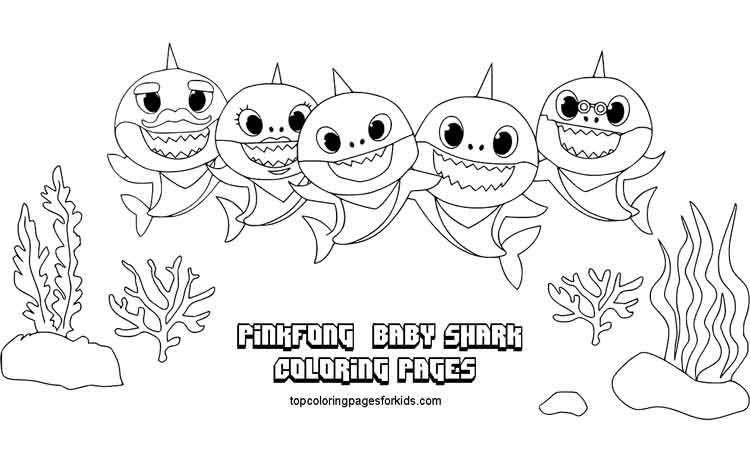 Use these printable coloring pages for summer, ocean animal units, or even shark week! 12 Free Printable Baby Shark Coloring Pages For Kids By Topcoloringpagesforkids Medium