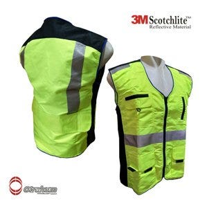 Rompi perusahaan, rompi kepanitiaan, rompi acara, rompi seragam, rompi driver, rompi komunitas, rompi safety, rompi . Rompi Motor Touring K3 Safety Vest Kerja Lapangan Proyek Bandara Parasut Hijau Biru Merah By Otrahum03 Medium