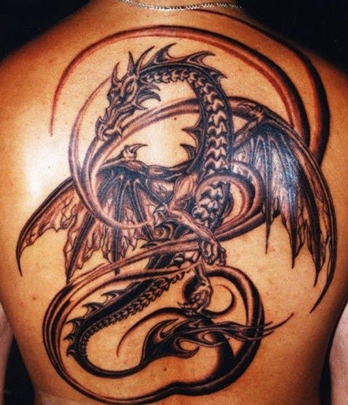Download stock pictures of dragon tattoo on depositphotos ✓ photo stock for commercial use. 20 Mystical Dragon Tattoos And Their Meanings By Inkdoneright Noteworthy The Journal Blog