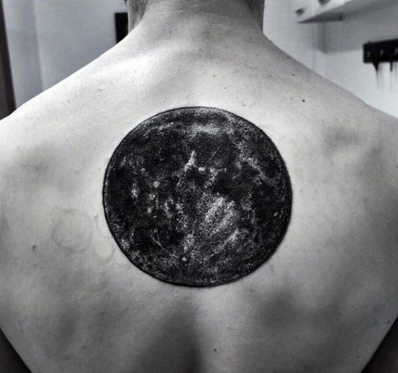 A black henna tattoo may seem benign compared to a real tattoo. 5 Common Mistakes Everyone Makes In Moon Tattoo Black And Gray Moon Tattoo Black And Gray By Khatarine Medium