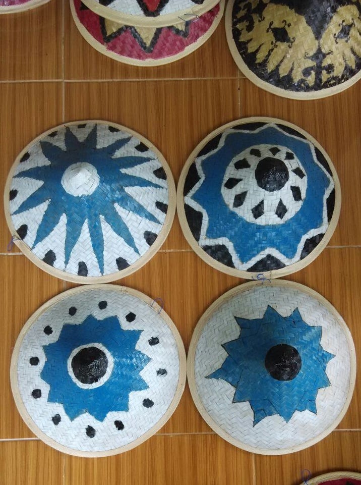 jual caping gunung bambu, T-sel 0811–2631–304, caping digunakan pak tani |  by jual topi caping | Medium