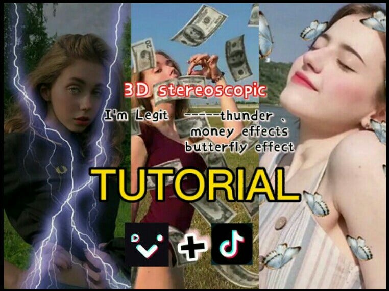 Hai guys kali ini aku bakalan kasih tutorial edit slowmo yang lagi viral di tiktok ` semoga bermanfaat tutorial nya, dan juga comment di . Tutorial Cara Mengedit Video I M Legit Yang Menjadi Tren Di Tiktok 3d Dan Efek Uang Efek Kupu Kupu By Chuanyingdiy Medium